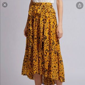 Ulla Johnson Yellow Maxi Skirt. NWT. Size 2.